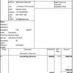 Download Excel Format GST Invoice for Service Provider