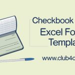 Checkbook Register Excel Format, Checkbook Register Worksheet Template