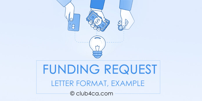 Sample Funding Request Letter Format, Example