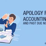 Apology Letter for Accounting Errors and Past Due Notice Template