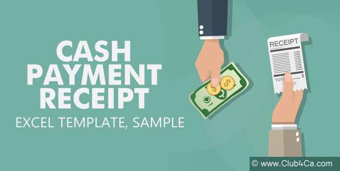 Cash Payment Receipt Template Format