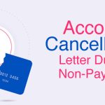 Account cancellation due to nonpayment letter sample