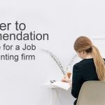 Letter of Recommendation for Accounting firm Jobs