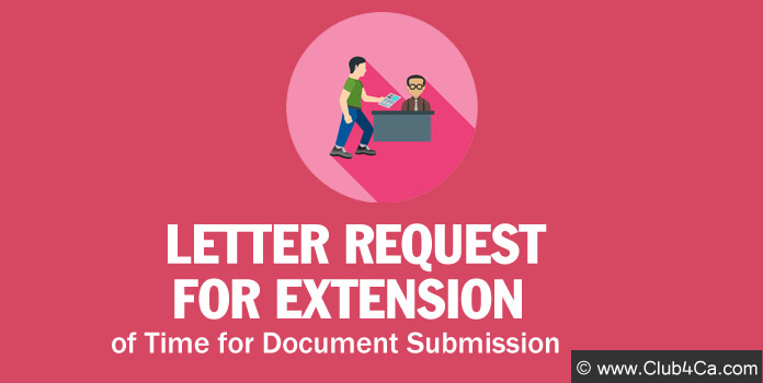 Letter Request for Extension of Time for Document Submission