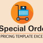 MS Excel Special Order Pricing Template