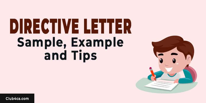 Directive Letter Sample | Format, Example and Tips