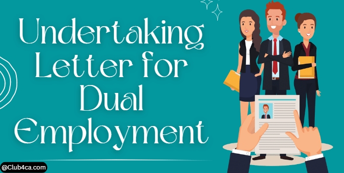 Sample Undertaking Letter for Dual Employment