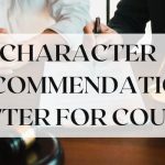 Character Recommendation Letter for Court Template